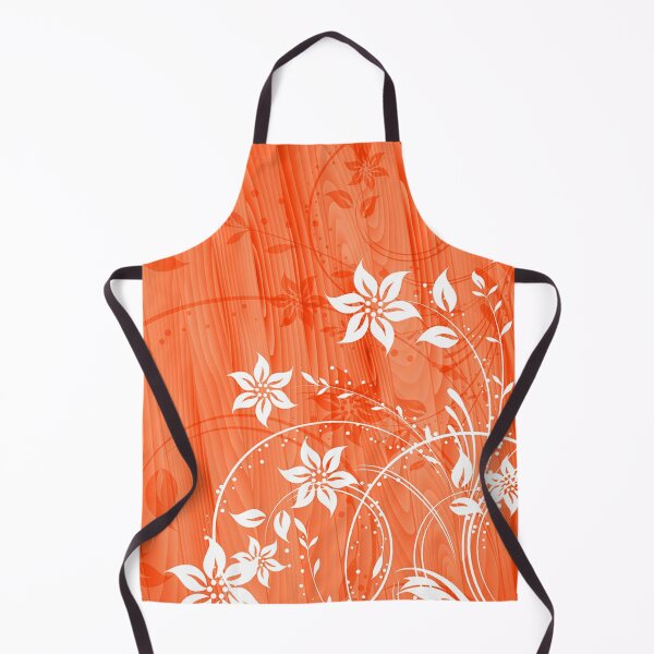 Item preview, Elegant Floral Art - White Orange designed and sold by Tshirtstory.