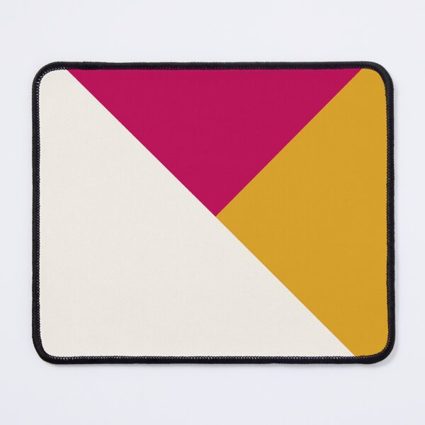 Item preview, Tricolor Geometry Pink Yellow designed and sold by La Chic.