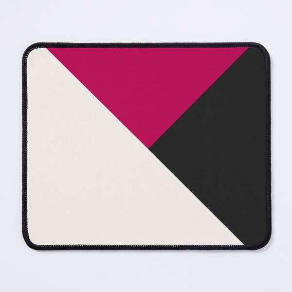 Item preview, Tricolor Geometry Pink Charcoal designed and sold by La Chic.