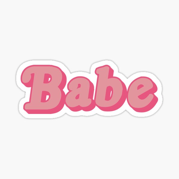Babe Sticker