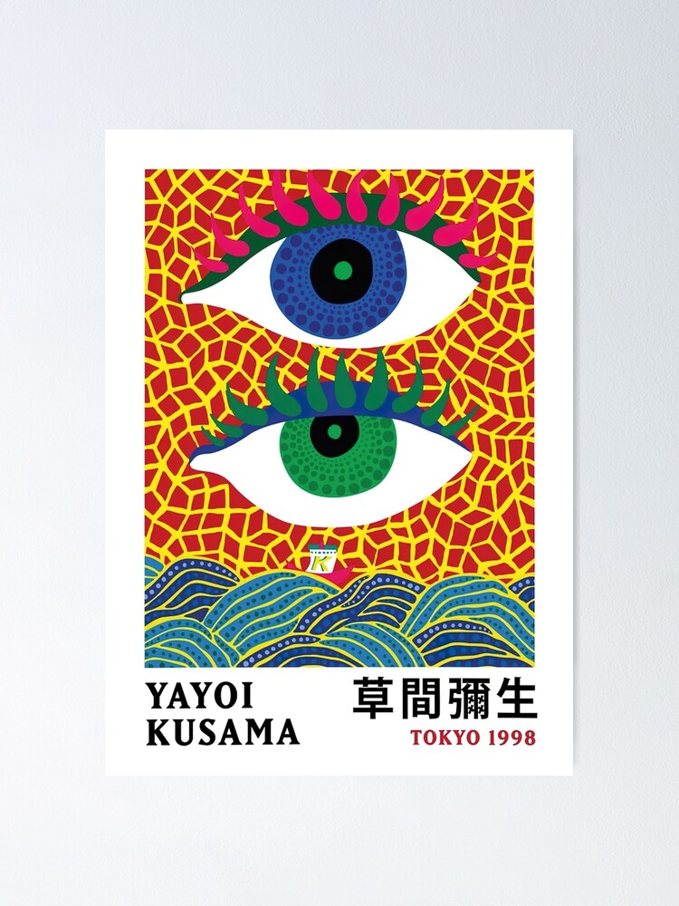 Yayoi Kusama Print Black Dots Japanese Art Modern Poster -  Denmark