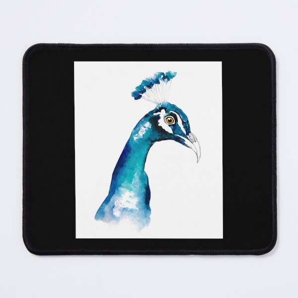 Item preview, Head of blue peacock designed and sold by AlvinMcle43246.