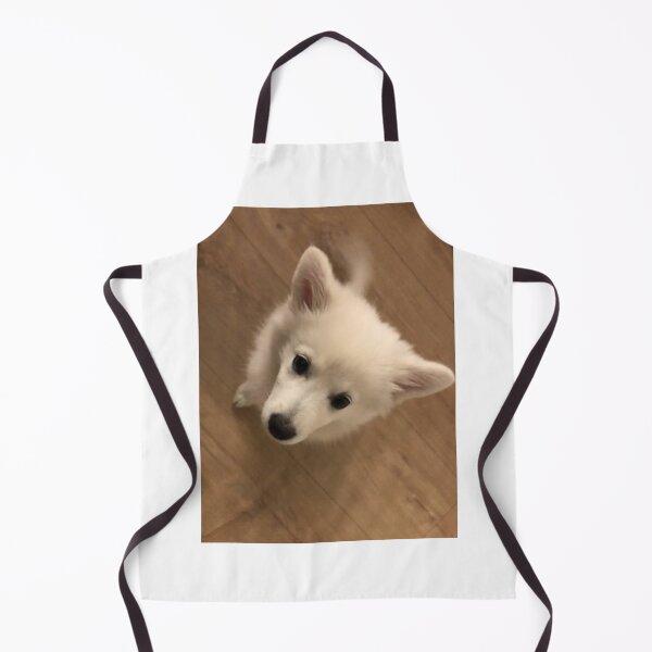 Item preview, White puppy designed and sold by elaine-gregers.