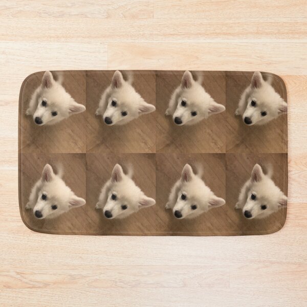 Item preview, White puppy designed and sold by elaine-gregers.