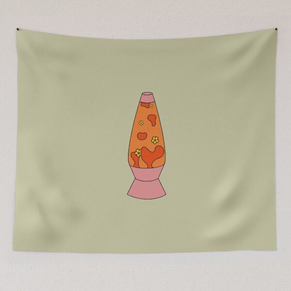 Item preview, Orange 70s funky retro lava lamp  designed and sold by PascalSchlekin.