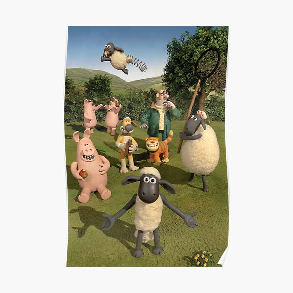 Shaun The Sheep Posters for Sale | Redbubble