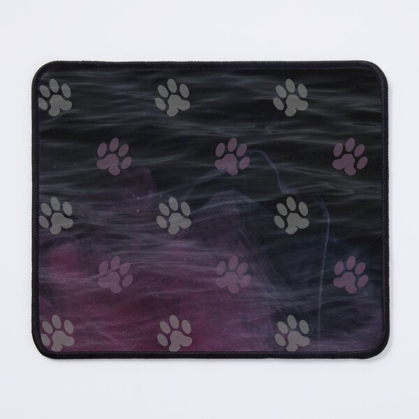 Item preview, dark ocean cat and dog paw print designed and sold by Beeroclock.