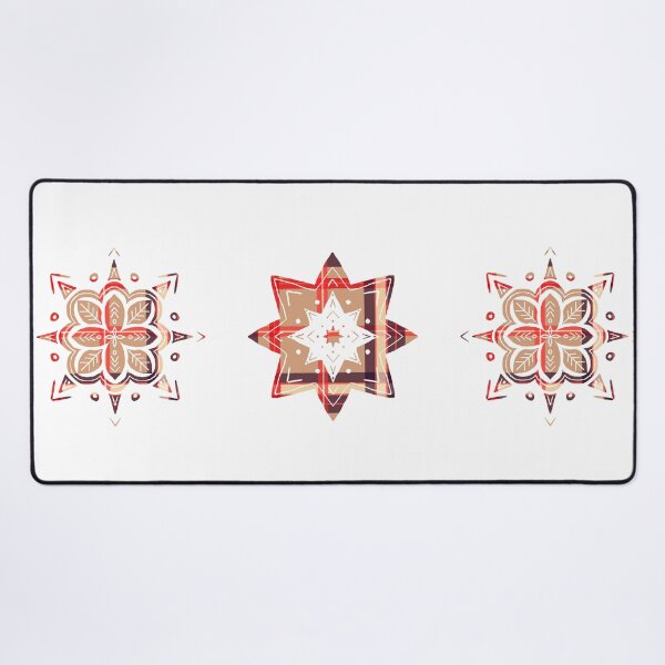Item preview, Red tartan stars designed and sold by Home Cyn Home.