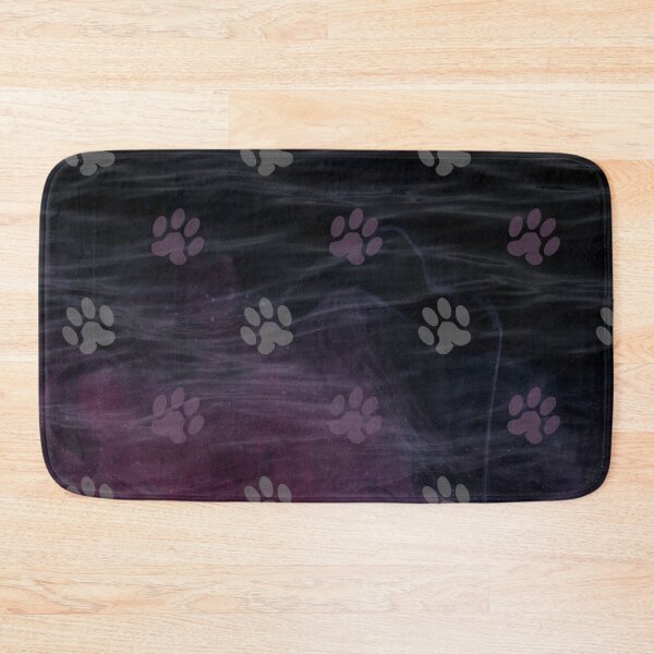 Item preview, dark ocean cat and dog paw print designed and sold by Beeroclock.