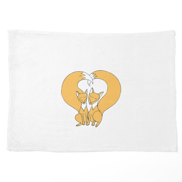 A Valentine's Fox Day Pet Blanket