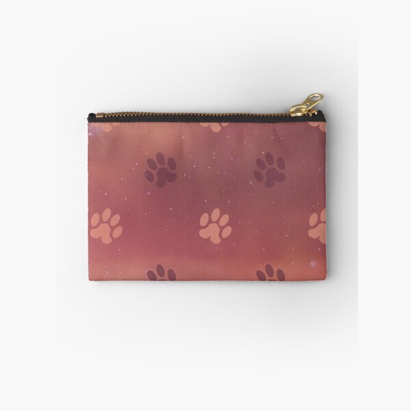 Item preview, orange galaxy pattern with dog and cat paw print designed and sold by Beeroclock.