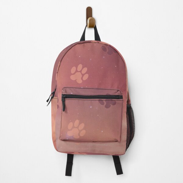 Item preview, orange galaxy pattern with dog and cat paw print designed and sold by Beeroclock.