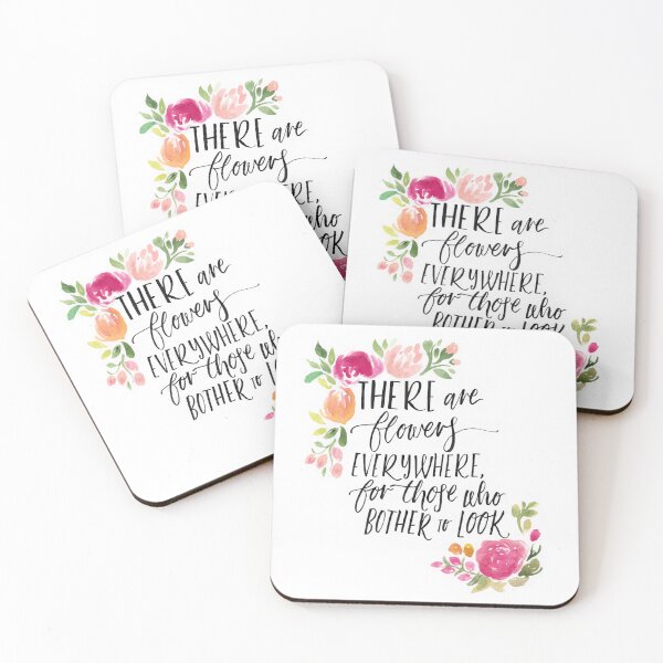 Item preview, Henri Matisse Illustrated Lettering Floral Quote designed and sold by lauratubb.
