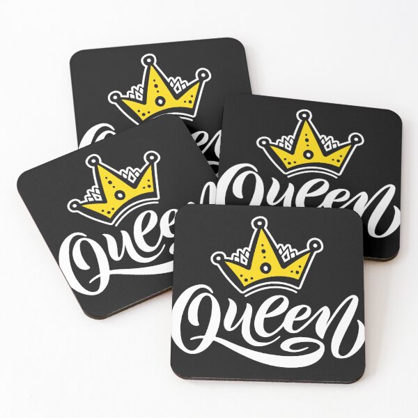 Item preview, Queen Typography Design Black designed and sold by anjanaartz.