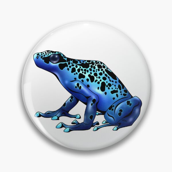 Item preview, Dendrobates tinctorius azureus - Blue Poison Dart Frog designed and sold by porpoisefully.