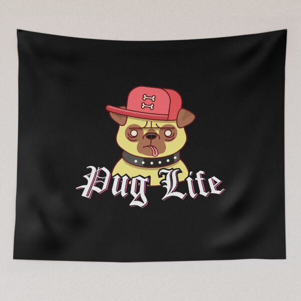 Item preview, Pug Life Funny Dog Meme Thug Life designed and sold by MoonPuree.