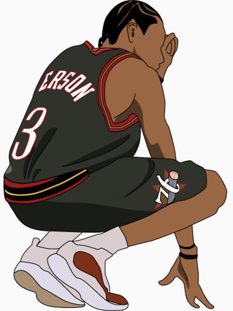 Illustration Allen Iverson Wallpaper | Essential T-Shirt