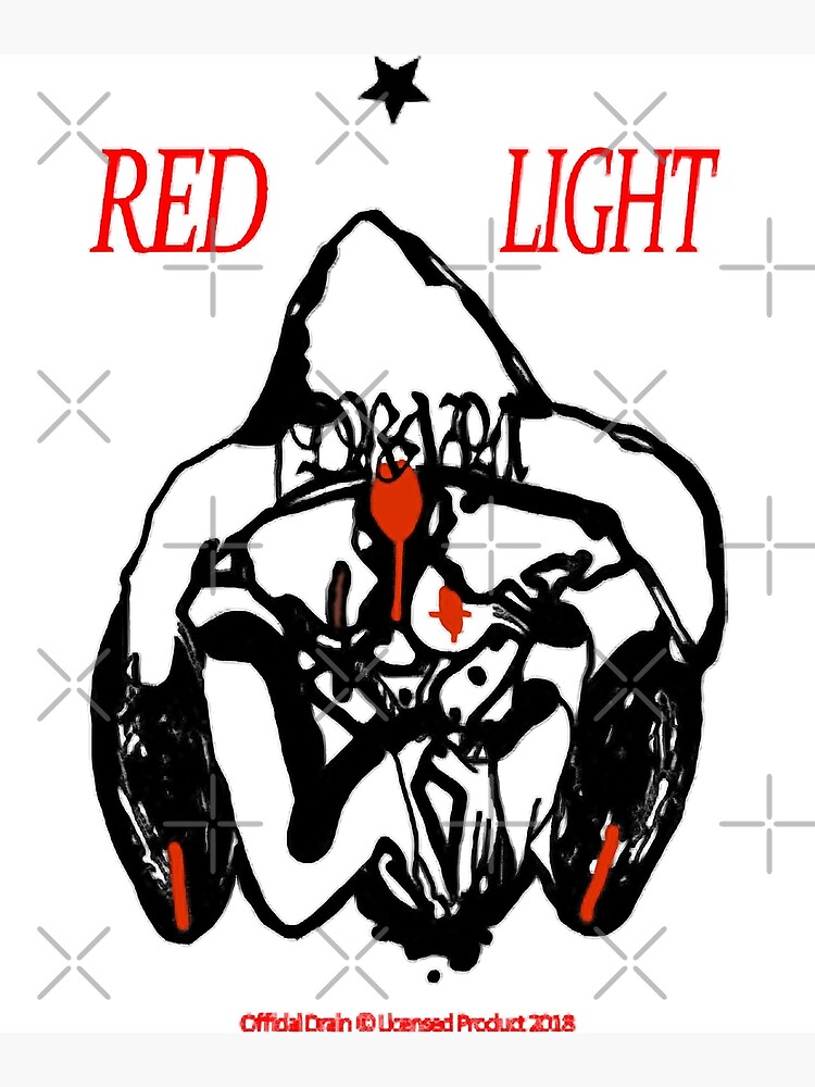 “Birthday Girl Red Light Bladee Drain Gang Character Vintage Style