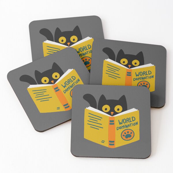 Item preview, Cat Reading Book For Teacher Coaches Book Lovers and Librarian designed and sold by JokeGysen.
