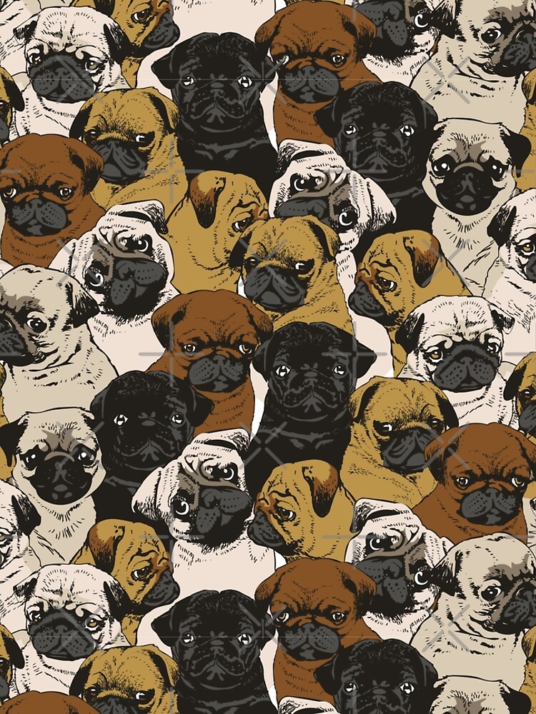 Social Pugs by Huebucket