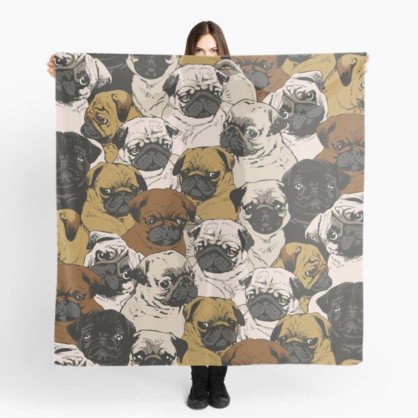 Pugs sociaux Foulard