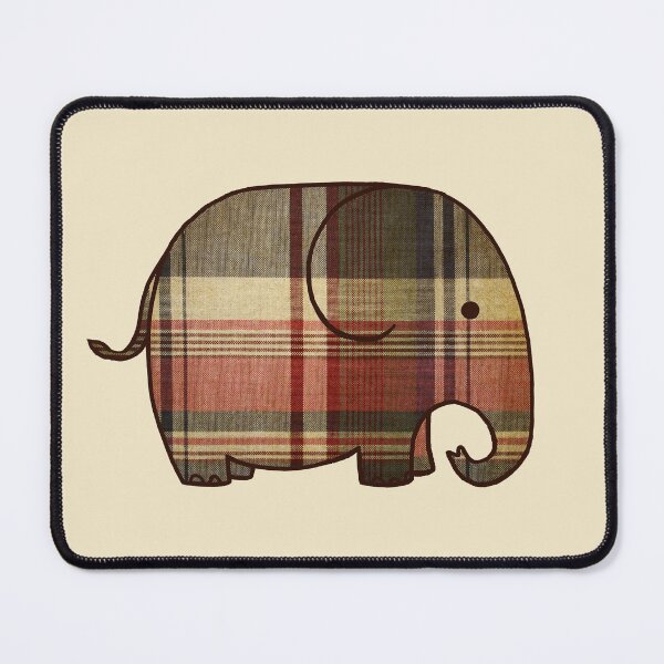Item preview, Plaid Elephant designed and sold by TerryFan.