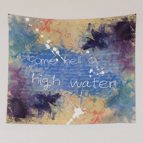 Item preview, Come Hell or High Water Oil Painting designed and sold by KALEIDOSCOPE UK.