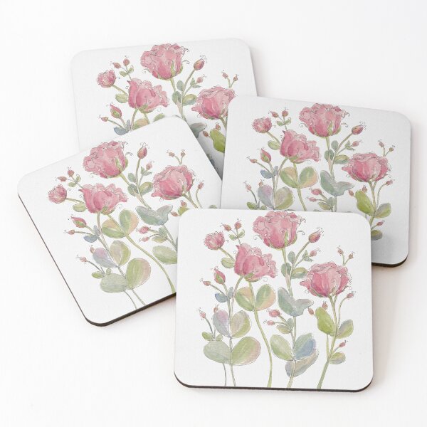 Item preview, Rose Pink Lisianthus Flowers designed and sold by JRoseDesign.