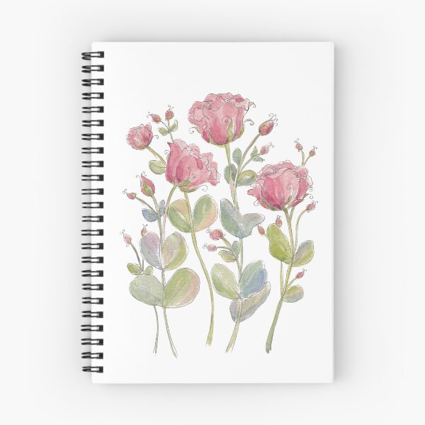 Artikelvorschau, Rosa Lisianthus-Blumen entworfen und verkauft von JRoseDesign.