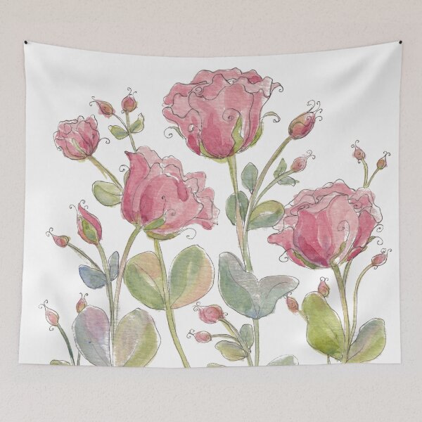 Item preview, Rose Pink Lisianthus Flowers designed and sold by JRoseDesign.