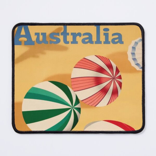 Item preview, 1955 Original Vintage Travel Poster For Australia Fly BOAC & Qantas - Sunshine & Surf designed and sold by SuperMerchMan.
