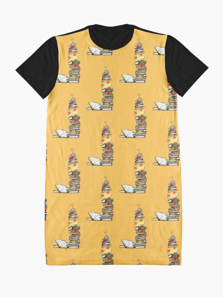 Alternate view of Reading mole Graphic T-Shirt Dress