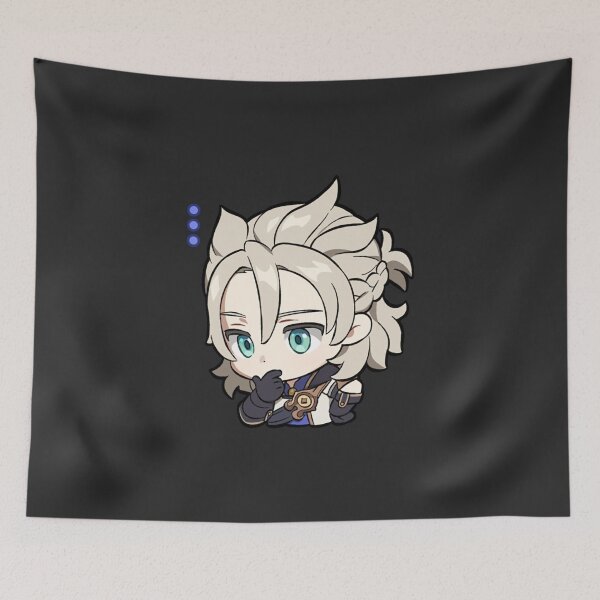Item preview, Chibi Albedo - Genshin Impact designed and sold by 1umynst.