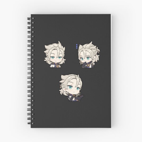 Item preview, Chibi Albedo Pack - Genshin Impact designed and sold by 1umynst.