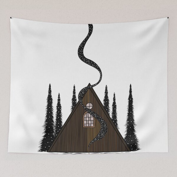 Item preview, Hut in the woods designed and sold by ckai11.