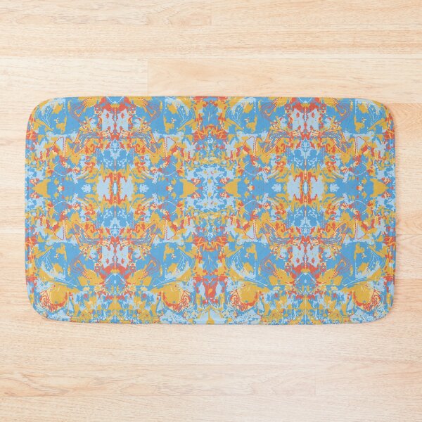 Item preview, Abstract Yellow Blue Exclusive Pattern designed and sold by LIRAZ ZIV.