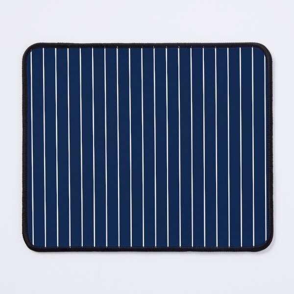 Item preview, Thin lines vertical white background navy designed and sold by Miss Striped.