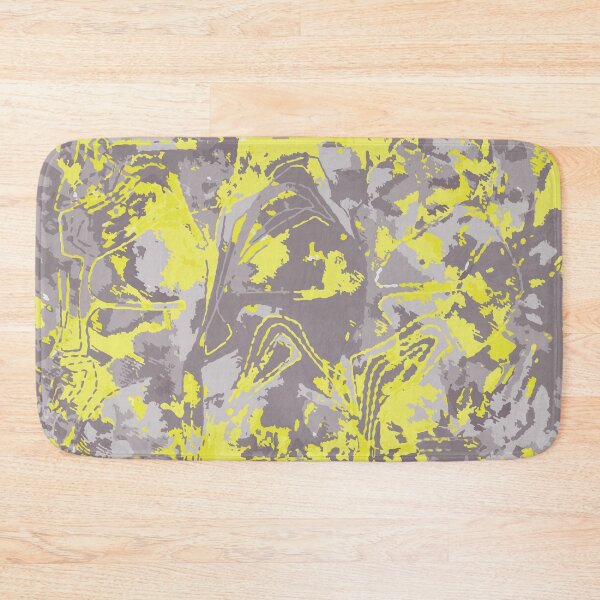 Item preview, Abstract Grey Yellow Exclusive Pattern designed and sold by LIRAZ ZIV.