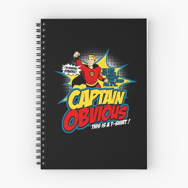Item preview, Captain Obvious to the Rescue designed and sold by Nerd Shizzle.