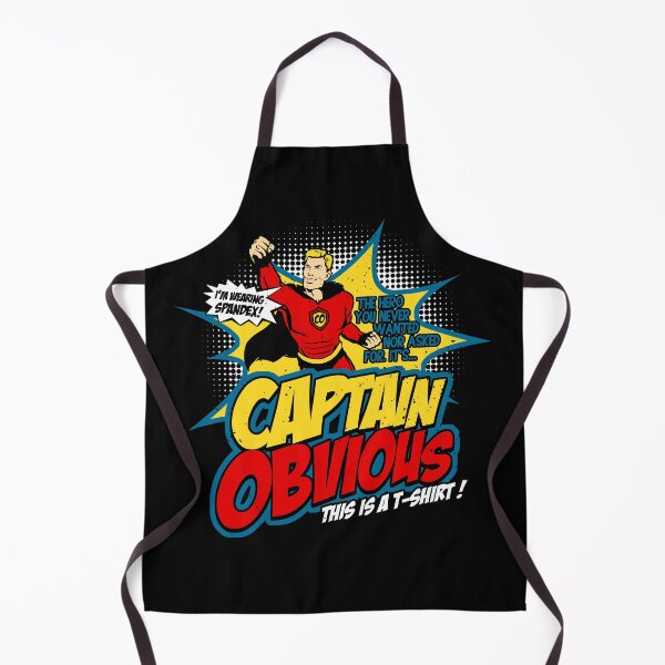 Item preview, Captain Obvious to the Rescue designed and sold by Nerd Shizzle.