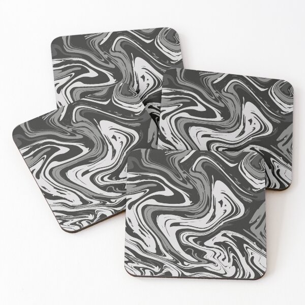 Item preview, Liquid Black and White Pattern designed and sold by LIRAZ ZIV.