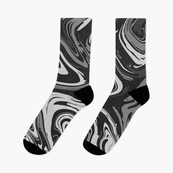 Item preview, Liquid Black and White Pattern designed and sold by LIRAZ ZIV.