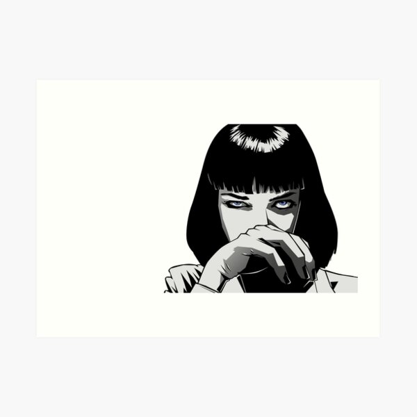 Pulp Fiction Mia Impression artistique