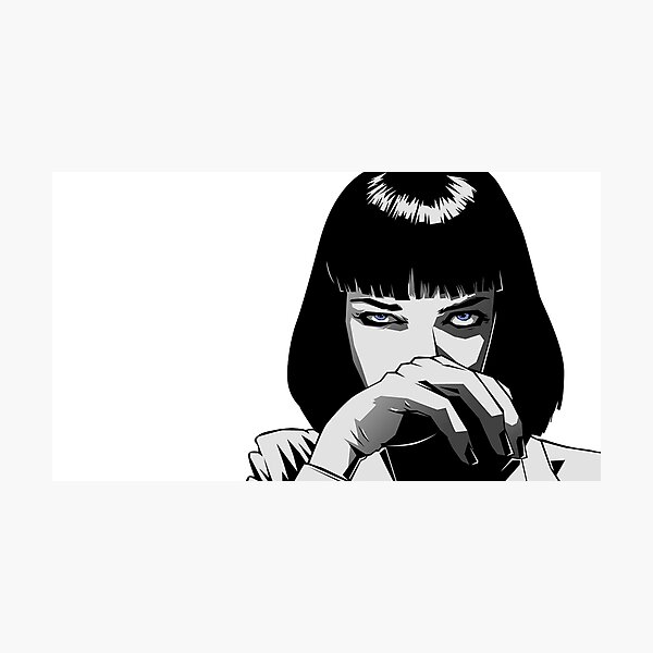 Pulp Fiction Mia Photographic Print