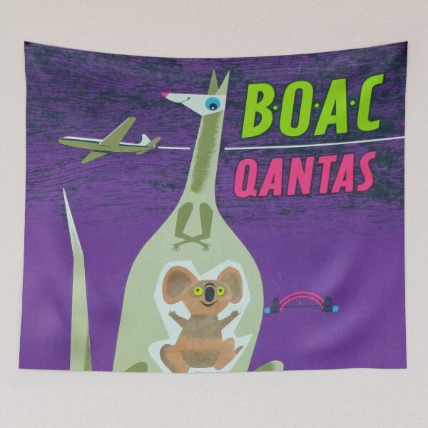 Item preview, 1960 BOAC Qantas New Zealand designed and sold by SuperMerchMan.