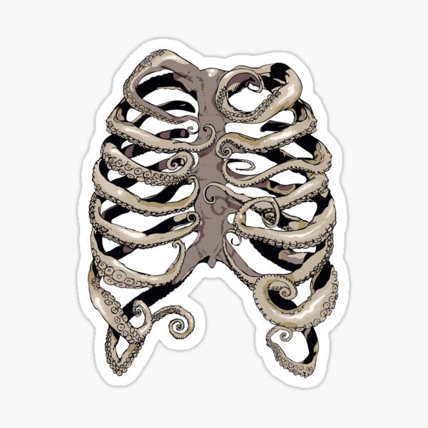 Your Rib is an Octopus Sticker