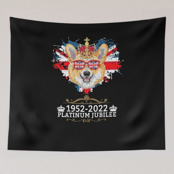 Item preview, Platinum Jubilee 2022 Union Jack For kids & Jubilee Corgi designed and sold by TARABENNIE01.
