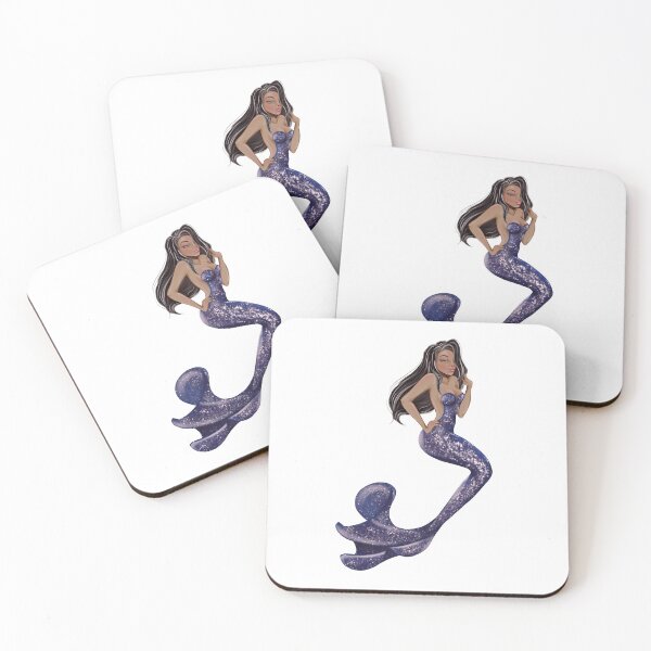 Item preview, Glam Girl Mermaid Writer Illustration Night Out designed and sold by CreativeBu.