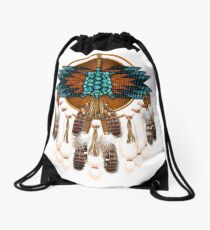 Mochila de cuerdas Turquesa, tortuga, mandala