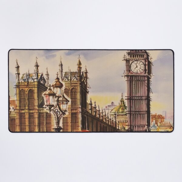 Item preview, 1960 London. Fly There By Qantas designed and sold by SuperMerchMan.
